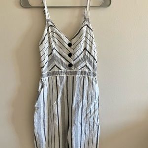 Striped jumpsuit